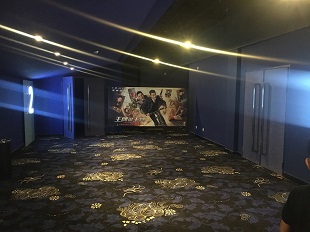 中影都薈城影城電影院地毯工程